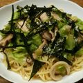 クック7RK4JC☆'s cooksnap of when they made キャベツと鶏肉の和風パスタ.
