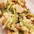 料理初心者あぃ☆'s cooksnap of when they made キャベツと鶏肉の卵とじ丼.