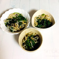 さくらん餅's cooksnap of when they made もやしとほうれん草の塩コンブナムル.