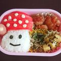 ☆まゆゆりりん☆'s cooksnap of when they made 幼稚園　お弁当　秋　きのこ（おにぎり）.