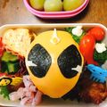 rechan＊'s cooksnap of when they made 簡単♪キャラ弁仮面ライダーゴースト☆.