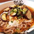 ♡YKitchen♡'s cooksnap of when they made あったか♡茄子入り納豆とろろそば.