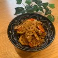 ★とみちゃん★'s cooksnap of when they made 豚バラの蓮根のきんぴら.