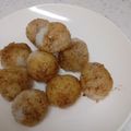 毎日しょっぱい亭's cooksnap of when they made おやつに！みたらしころころご飯.