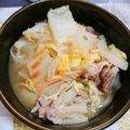 nana10nene's cooksnap of when they made 鍋の残り野菜とお肉であつあつ酸辣湯うどん.