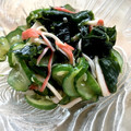 クックとむとむ's cooksnap of when they made きゅうりとわかめの酢の物.