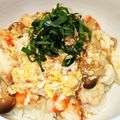 マンダリントバコ's cooksnap of when they made 【えび・豆腐・しめじのあっさり丼】.