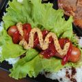 プニのふ04's cooksnap of when they made ホットドッグ弁当.