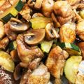 なっちゃん。☆'s cooksnap of when they made ナスとズッキーニのチキンバルサミコ炒め.