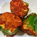 shosho♥'s cooksnap of when they made 切り方を変えるだけ！簡単ピーマンの肉詰め.