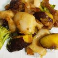 ですサイ's cooksnap of when they made 豚肉とレンコンとさつまいもポン酢炒め.
