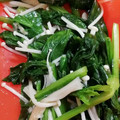ハニイとムサシ's cooksnap of when they made レンジでほうれん草とえのきのおひたし.