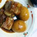 ３３みさ's cooksnap of when they made 簡単♪豚の角煮卵入り 焼肉のタレ＆ジャム.