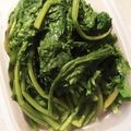 ame-ikuru's cooksnap of when they made ☘菜の花・からし菜の塩茹で☘.
