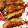 kyoraitai's cooksnap of when they made 簡単やみつき☆鶏手羽中の唐揚げ甘辛ダレ♪.
