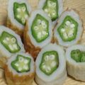 めがねりんご's cooksnap of when they made ♪お弁当♪竹輪のお蔵入り（オクラ）.