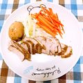 ひとはるまま's cooksnap of when they made フライパン1つの簡単煮豚＆とろ～り味玉.