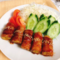 cocolulu02's cooksnap of when they made 豚バラのネギ巻焼き☆焼肉のタレで.