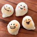♥︎yaya♥︎'s cooksnap of when they made ハロウィンに♪おばけパン♪.