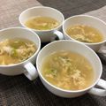 ♡てるてる♡'s cooksnap of when they made レタスと卵のスープ.
