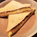 mochiichi's cooksnap of when they made 【農家のレシピ】キャベツ入り玉子サンド.