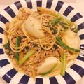muchan611's cooksnap of when they made ワンポット☆生姜香る大根とひき肉のパスタ.