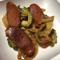ちゃんこまんさん's cooksnap of when they made ウインナーとゴーヤの麺つゆ炒め.