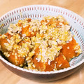 桜月❀咲良mommy's cooksnap of when they made レンジで簡単☆かぼちゃの塩そぼろ煮。.