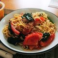 _airi_'s cooksnap of when they made ツナとトマトとほうれん草のパスタ.