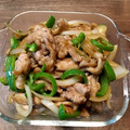ばたみそーぱん☆'s cooksnap of when they made 豚こまde簡単！和風青椒肉絲.