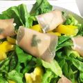 seacomet's cooksnap of when they made おつまみや前菜に★豆腐の生ハム巻き.
