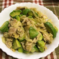 なおっぴー♡'s cooksnap of when they made とろける♪アボカドと豚肉の和風マヨ炒め.