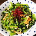 アポチー's cooksnap of when they made *大根の葉と油揚げの甘味噌炒め*.