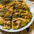 チャックねこ☆'s cooksnap of when they made 簡単！お手軽！お好み焼き風・焼きうどん.