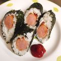 ぱんだ170071's cooksnap of when they made 簡単☆のり巻き！ウインナーロール.