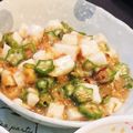 ✾MAI✾'s cooksnap of when they made オクラと長芋の梅かつお節和え.