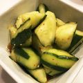 ちーこ✨'s cooksnap of when they made きゅうりのナムル！おつまみに！.
