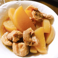 クリちゃん0309's cooksnap of when they made 炊飯器で簡単！鶏肉と大根の煮物.