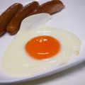 なななな♡MaMa's cooksnap of when they made 黄身がキレイな目玉焼き＊.