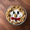 栗丸うさぎ's cooksnap of when they made ヨーグルトアート♪おしゃれフクロウ.