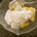 ブランディ's cooksnap of when they made パインのヨーグルト乗せ　百倍美味しい.