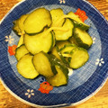記念樹's cooksnap of when they made キュウリの、ささっと炒め.