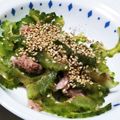 理宇美's cooksnap of when they made ゴーヤのシーチキン合え♪.