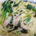 とりのすけ's cooksnap of when they made 簡単★ほうれん草のクリームパスタ.
