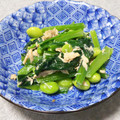 こむぎぱくぱく's cooksnap of when they made 小松菜と枝豆のツナマヨ和え.