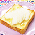 KotoLi☆'s cooksnap of when they made 梨のはちみつトースト.