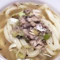 MoonLe's cooksnap of when they made 鯖缶で味噌そぼろ・簡単うどん♪うどんすき.