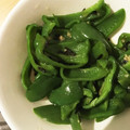 クック77NFKE☆'s cooksnap of when they made ピーマンと塩昆布の和え物.