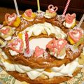 と～もちん's cooksnap of when they made HMで簡単♡シューケーキのXmasリース.