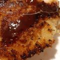 カクヨ's cooksnap of when they made 油1cmで＊サクサク♪ハムカツ(卵無し).